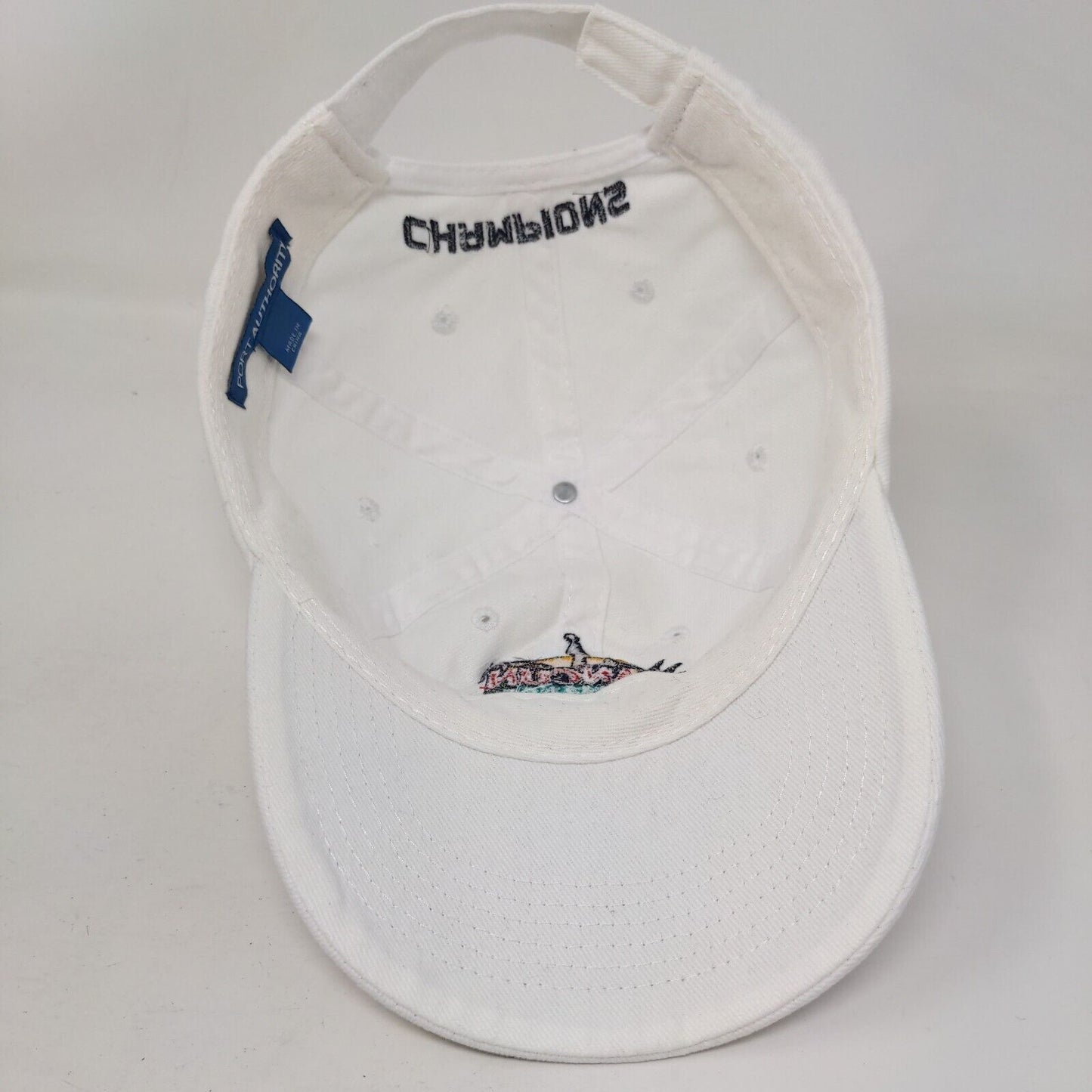 Cancun Challenge Champions Strapback Hat White One Size Port Authority