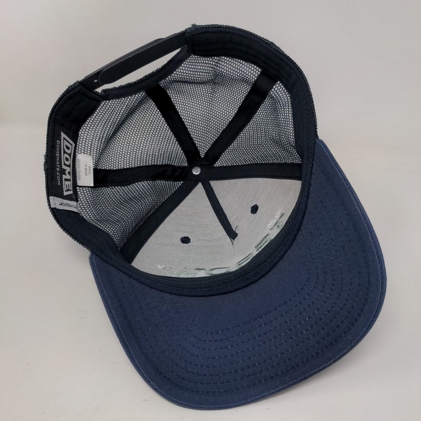 The Tebow Group Snapback Trucker Hat Blue One Size Mesh Back 6 Panel Dome Hats