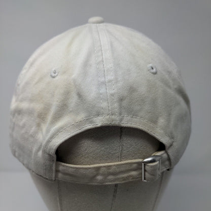 Albertsons Boise Open Slideback Hat White One Size Embroidered Ivory