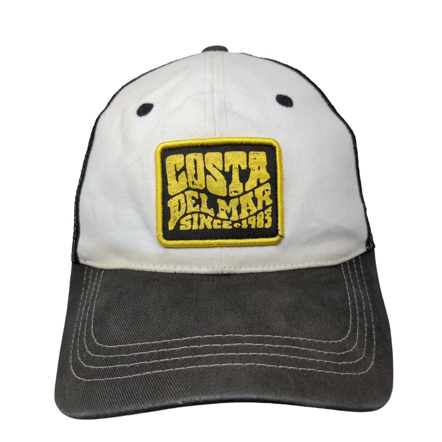 Costa Del Mar Snapback Mesh Back Trucker Hat Multi One Size Colorblock