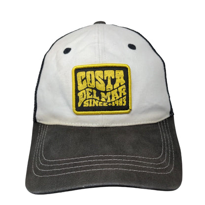 Costa Del Mar Snapback Mesh Back Trucker Hat Multi One Size Colorblock