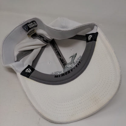 Spartans Will Fitted Hat White OSFA Embroidered Solid Top of the World