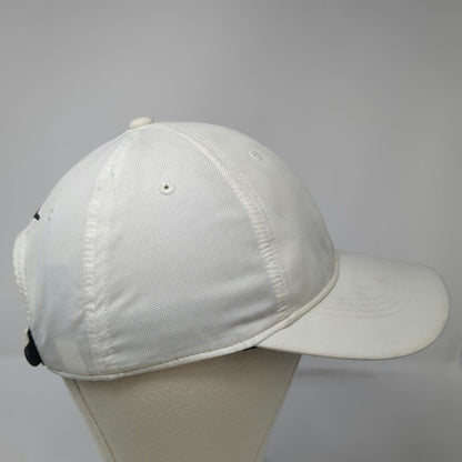 Nike Baseball Cap White OSFM Mickey Mouse Disney Parks Swoosh Golf Slideback Hat