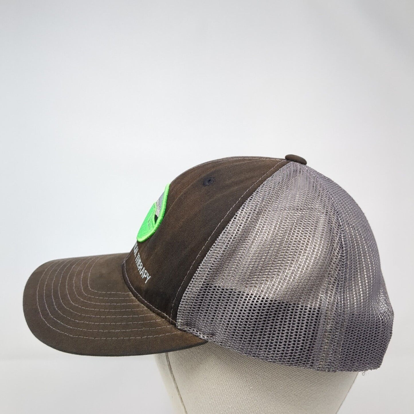 Foothills Physical Therapy Trucker Hat Black One Size Mesh Back 6 Panel