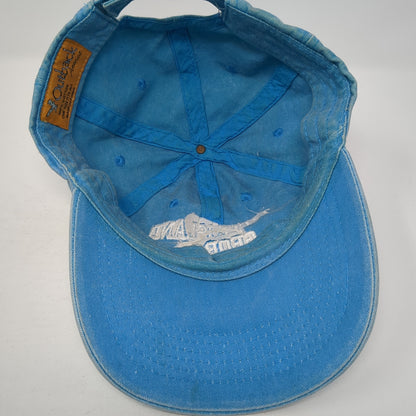 Tybee Island Georgia Strapback Hat Blue One Size Adjustable Outback