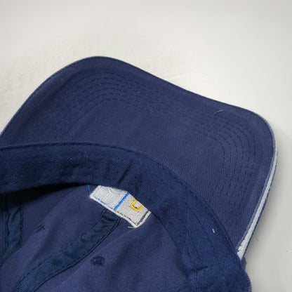 National Geographic Baseball Cap Blue OS Embroidered Eye Logo Strapback Hat