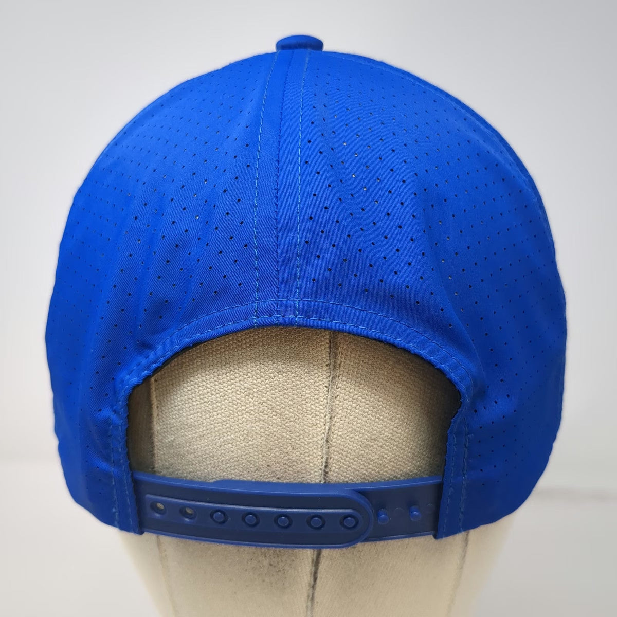 Sport-Tek Trucker Hat Blue One Size Hirning GMC Snapback Laser Cut Ventilation