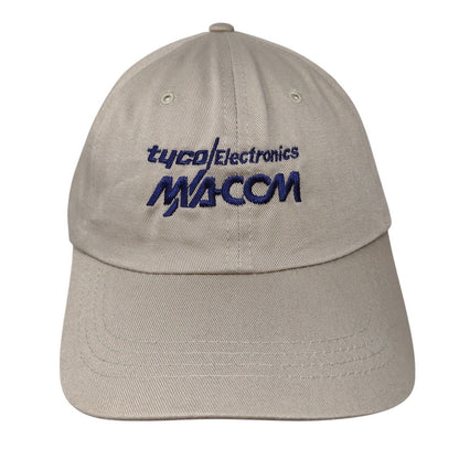 Tyco/Electronics Macom Slideback Hat Tan OS Adjustable 6 Panel Port Authority