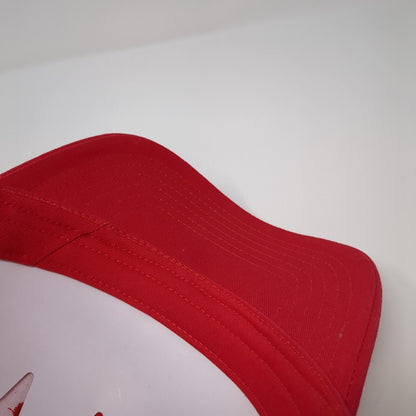 Cummins Snapback Hat Red One Size Adjustable Embroidered Vent Holes