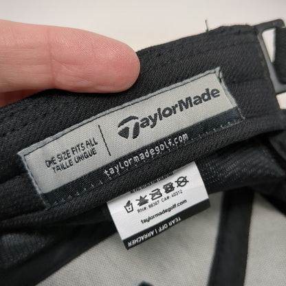 TaylorMade Baseball Cap Black One Size Aero Burner R15 Golf Strapback Hat