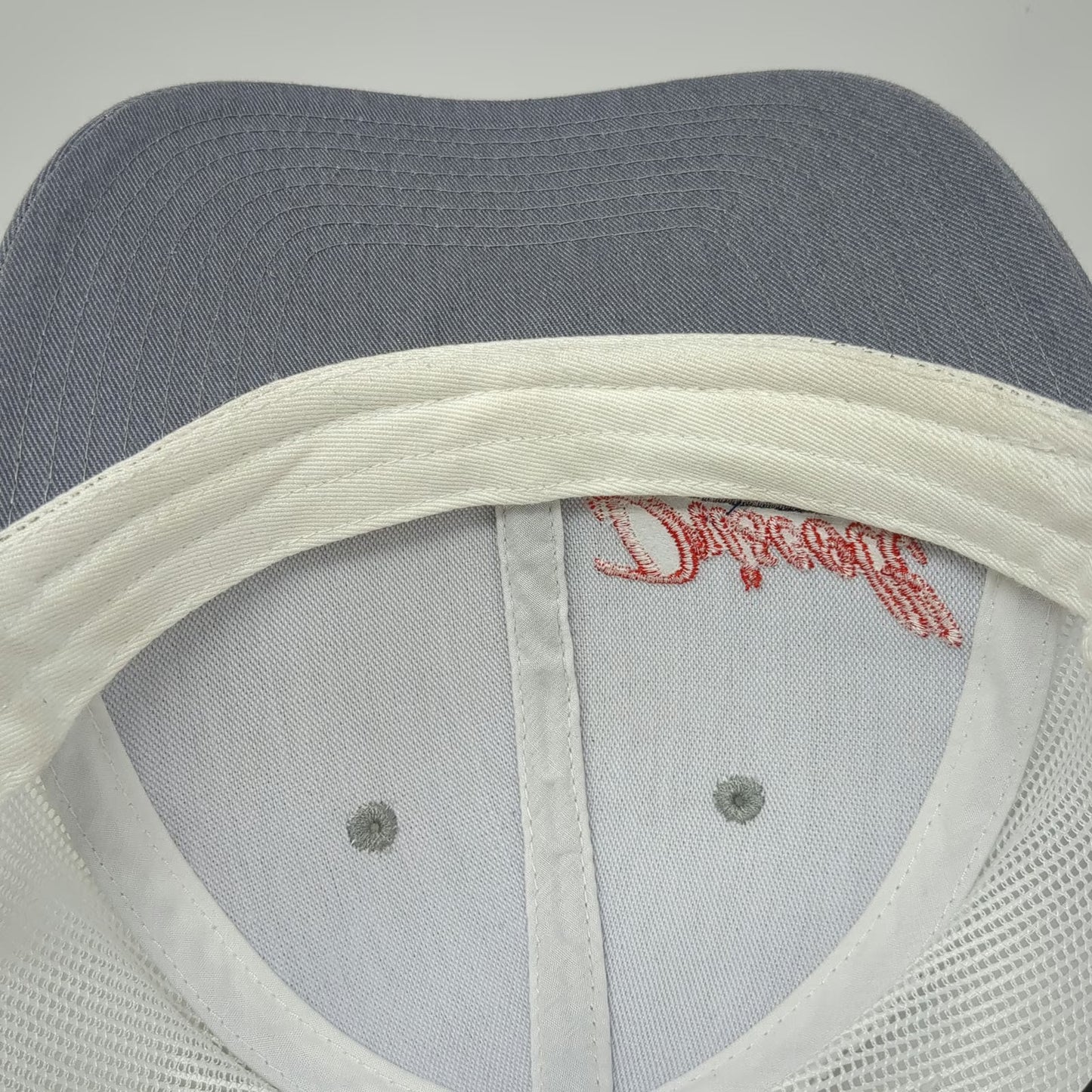 Port Authority Trucker Hat Gray One Size Driscoll Potato Mascot Mesh Snapback