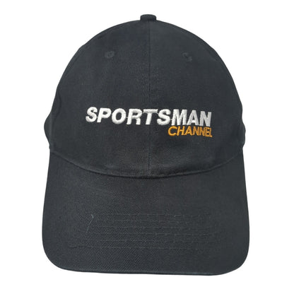 Sportsman Channel Strapback Hat Black One Size Adjustable Apollo USA