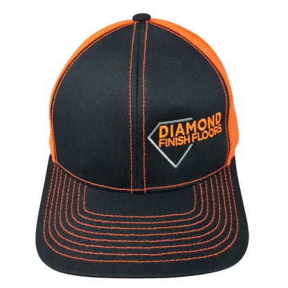 Diamond Finish Floors Snapback Trucker Hat Multi One Size Mesh Back