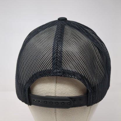 Plan B Snapback Mesh Back Trucker Hat Black One Size Adjustable Yupoong