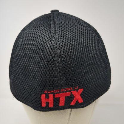 New Era New England Patriots NFL Black OSFM Cap Super Bowl LI Mesh 39THIRTY HTX