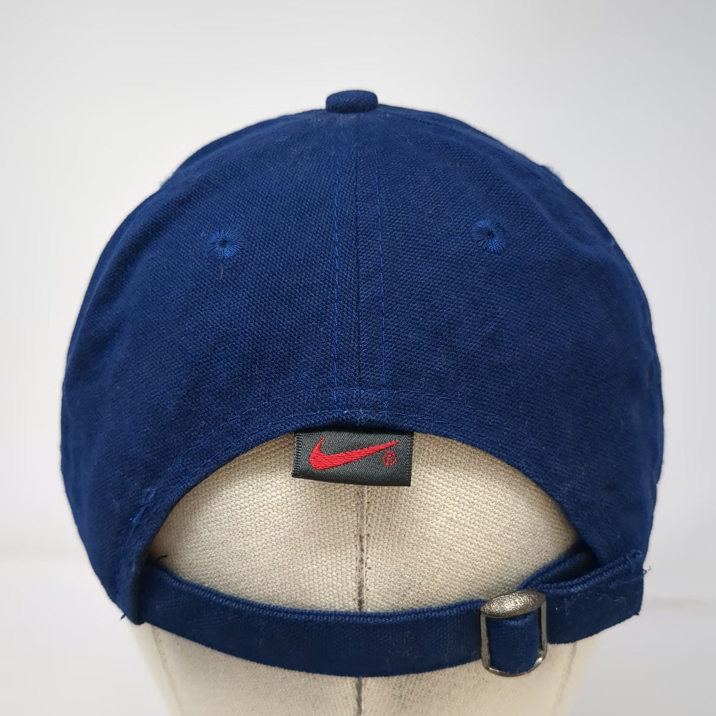 Nike Baseball Cap Blue One Size Slideback Green Underbrim Embroidered hat