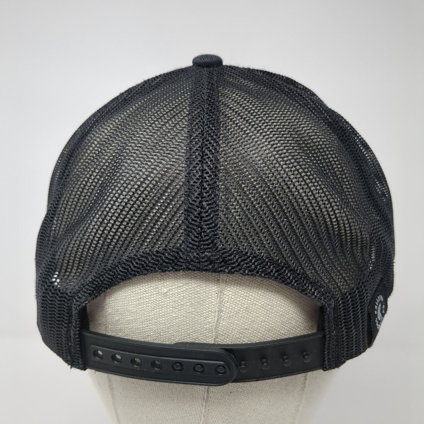 Kalletka Undersea Co. Snapback Trucker Hat Black One Size Mesh Back