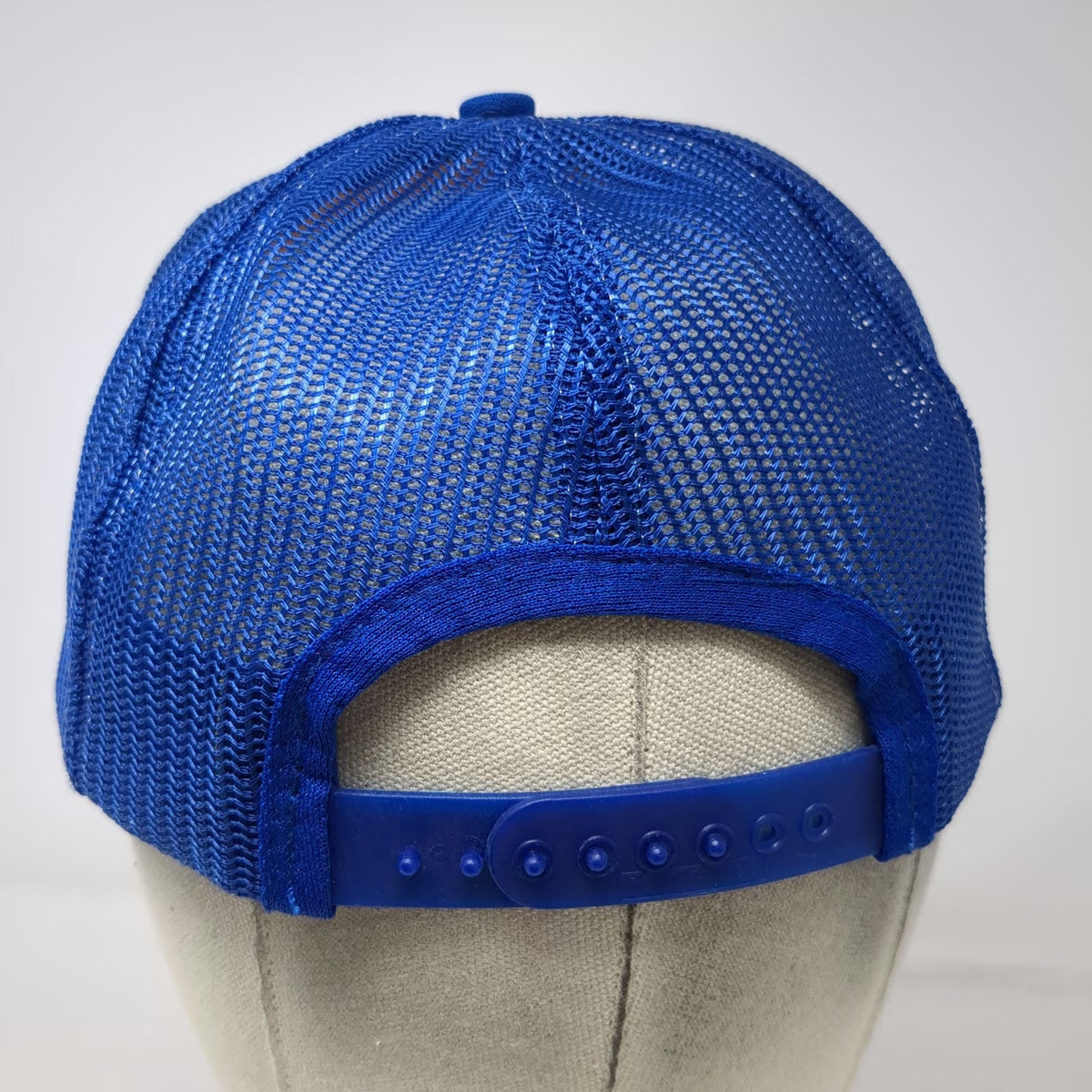 KAP.II Trucker Hat Blue One Size Moresco Vineyards Stockton CA Grapes Graphic