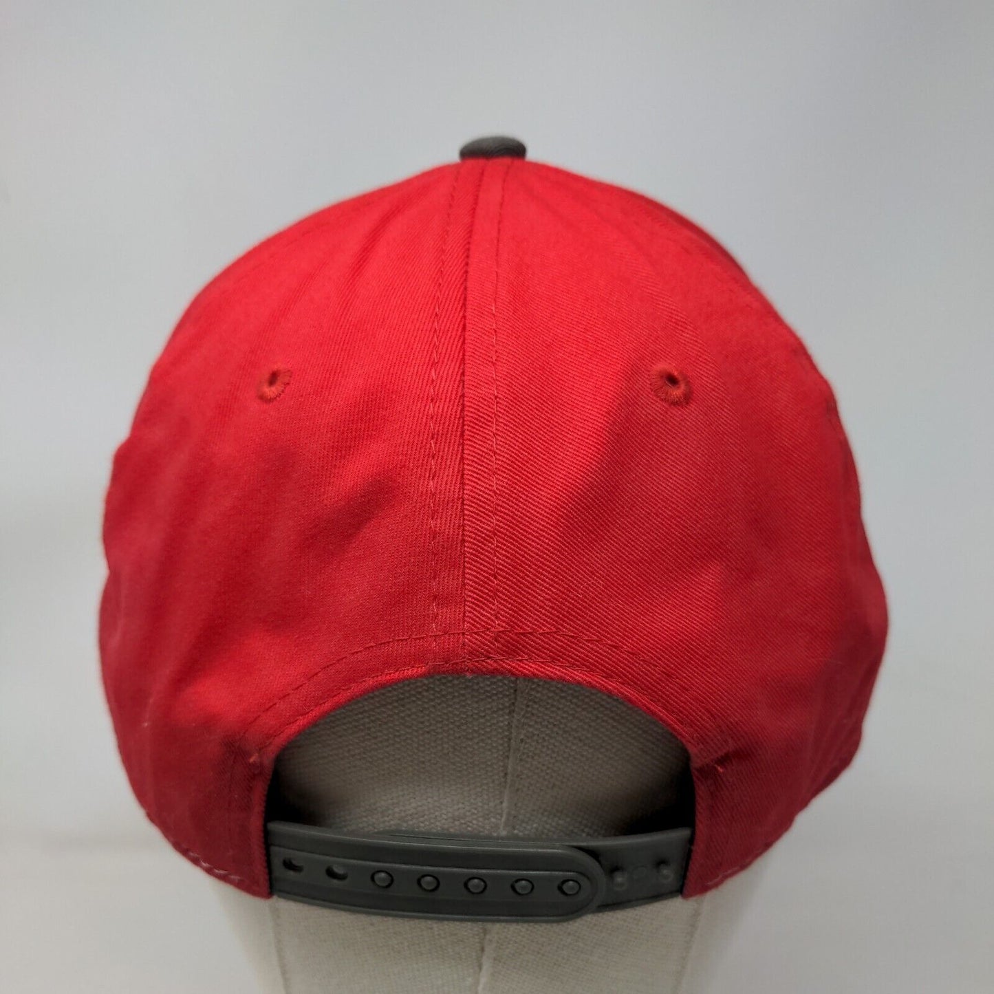 Tampa Bay Buccaneers Snapback Hat Gray Red M/L All Over Print New Era 9Fifty