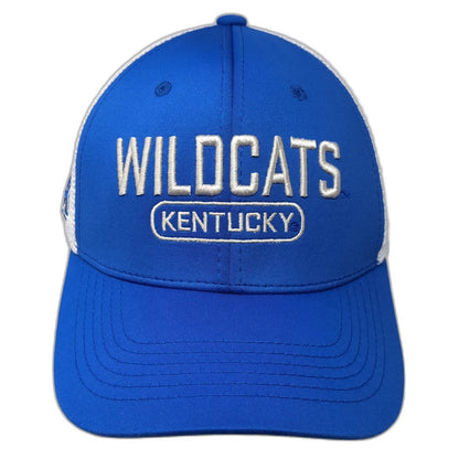 Kentucky Wildcats NCAA Top of the World Trucker Hat Blue White One Size UK Mesh