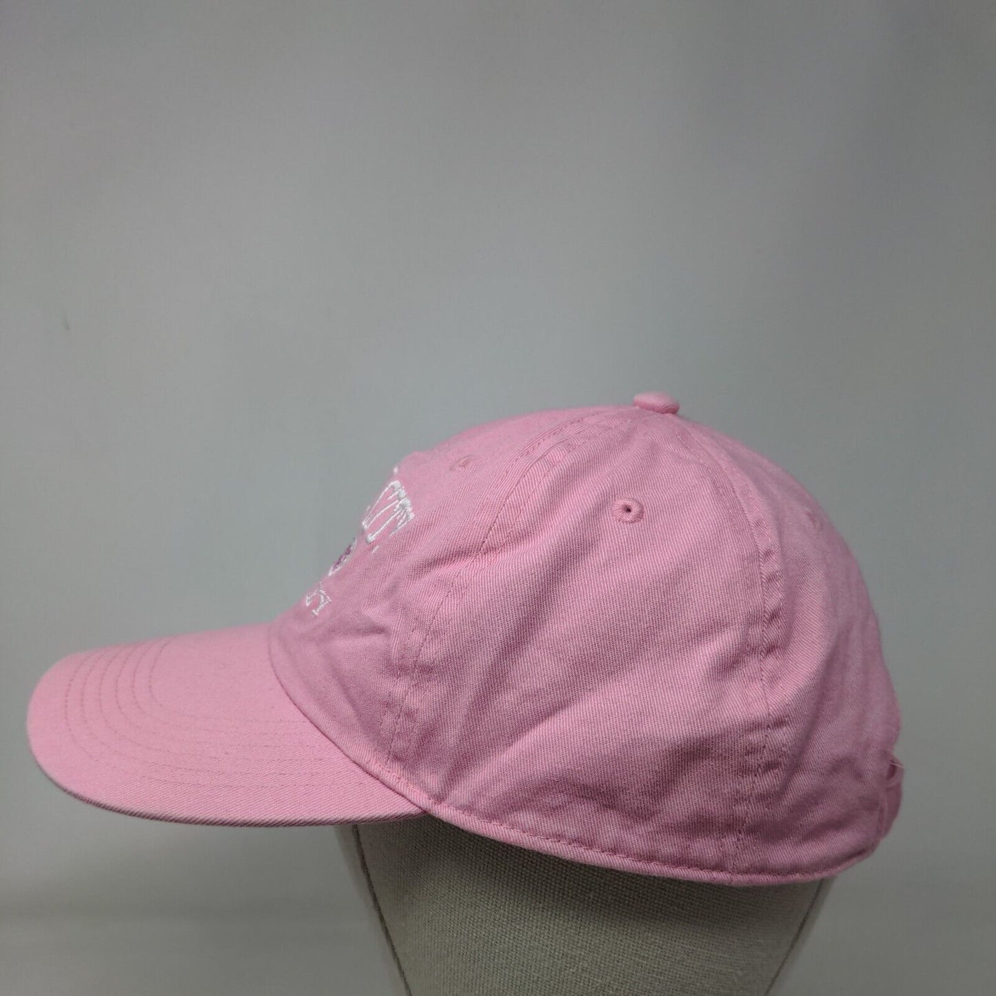 Sea Isle City New Jersey Est 1882 Slideback Hat Pink OSFA Adjustable Embroidered