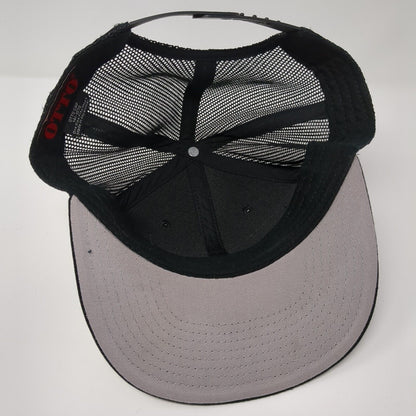 Advanced Heating & Cooling Snapback Trucker Hat Black One Size Mesh Back