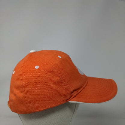 Clemson Tigers NCAA Strapback Hat Orange OSFM Embroidered Paw Logo