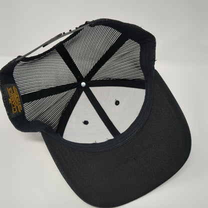 ClickBank Snapback Mesh Back Trucker Hat Black One Size Yupoong 6 Panel