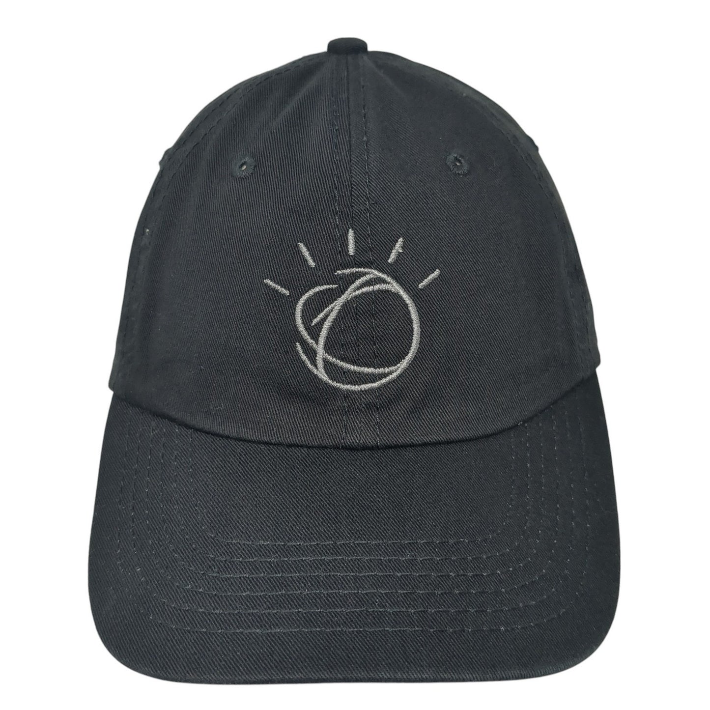IBM Slideback Hat Black One Size Adjustable Embroidered Logo Outdoor