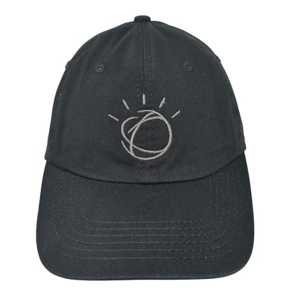 IBM Slideback Hat Black One Size Adjustable Embroidered Logo Outdoor