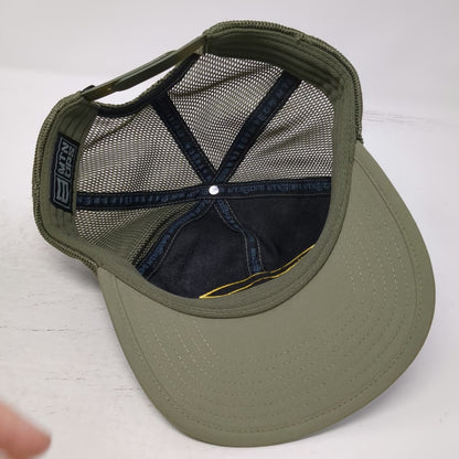 MTN OPS Baseball Cap Green One Size Snapback Mesh Back Hat Conquer More Est 2014