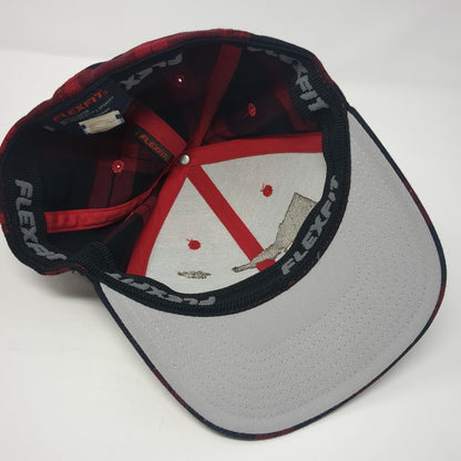 Idaho Tree Gun Fitted Baseball Cap Multicolor XL Checkered Flexfit Yupoong