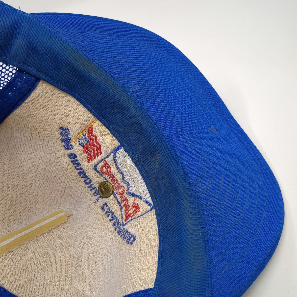 Otto Trucker Hat Blue One Size Fleetwood 1989 Divisional Champions Mesh Back
