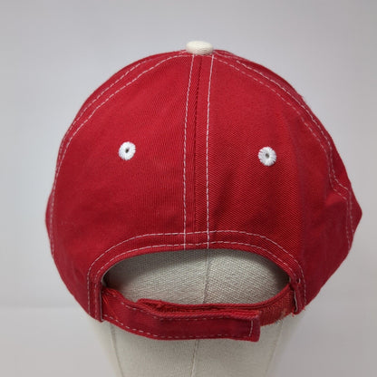 Genuine Dickies Strapback Hat Red One Size Adjustable Embroidered