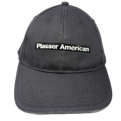 Plasser American Baseball Cap Gray One Size Slideback Hat Railroad Maintenance