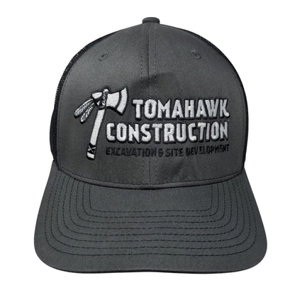 Tomahawk Construction Excavation & Site Development Trucker Hat Gray One Size