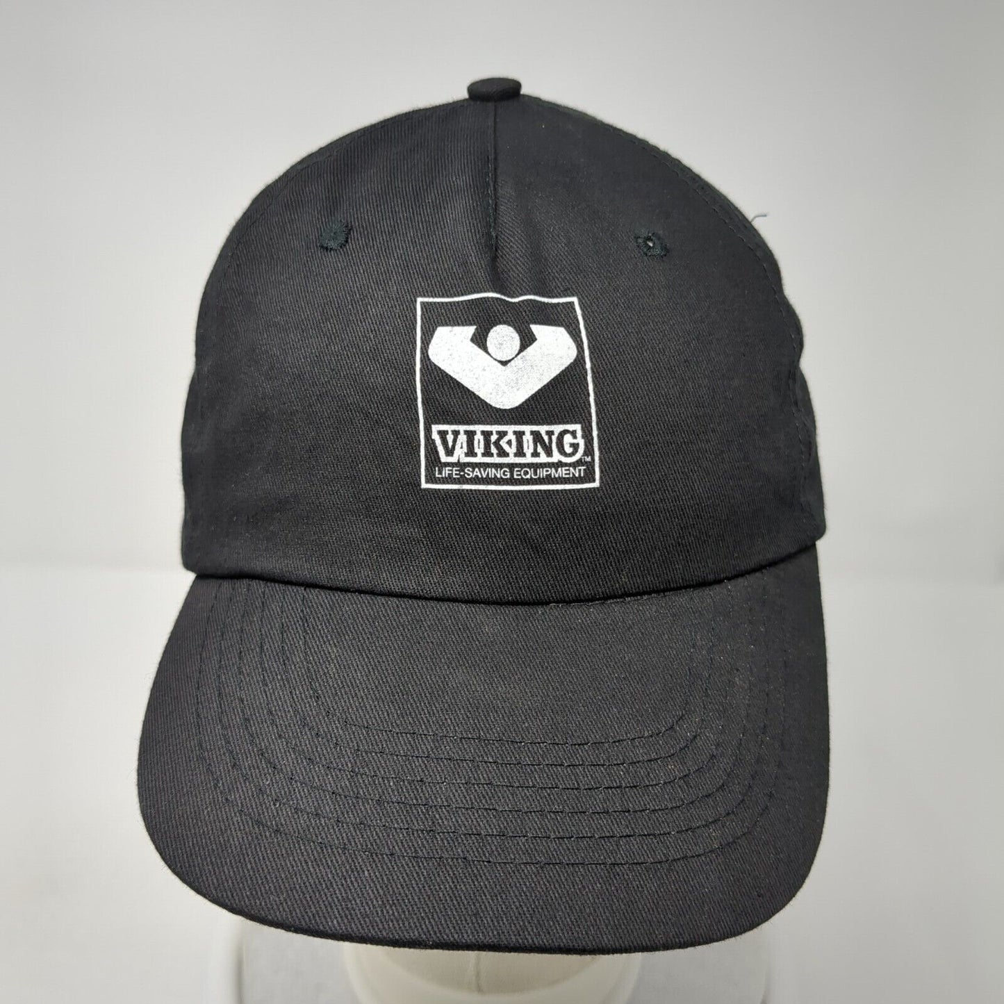 VIKING Life-Saving Equipment Strapback Hat Black One Size Adjustable