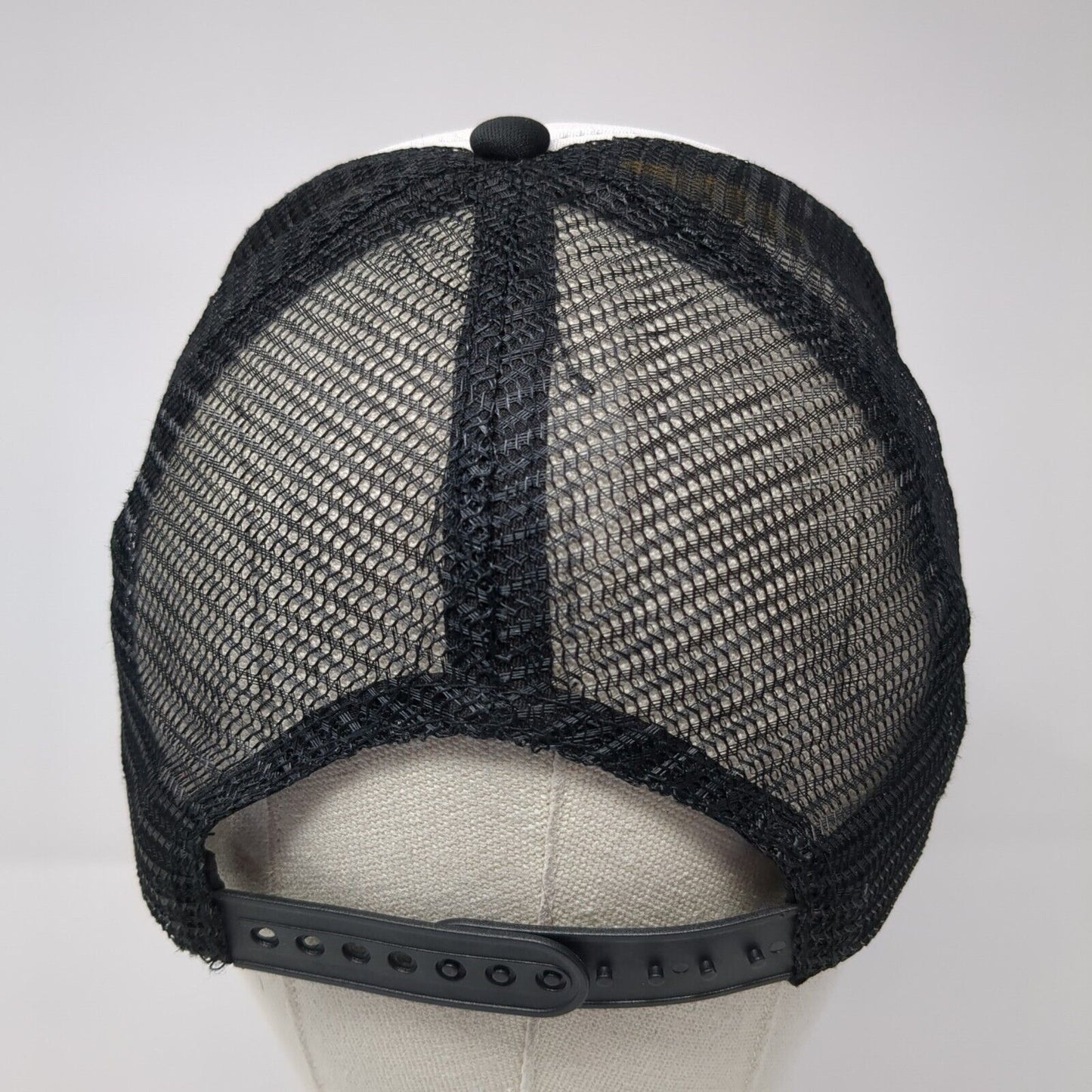 Miss Behaving Snapback Trucker Hat Black One Size Adjustable Mesh Back 6 Panel