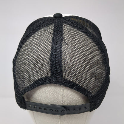 Miss Behaving Snapback Trucker Hat Black One Size Adjustable Mesh Back 6 Panel