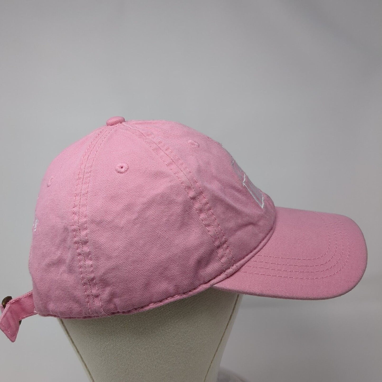 Ste Chapelle Slideback Hat Pink OSFA Adjustable Embroidered Cap America