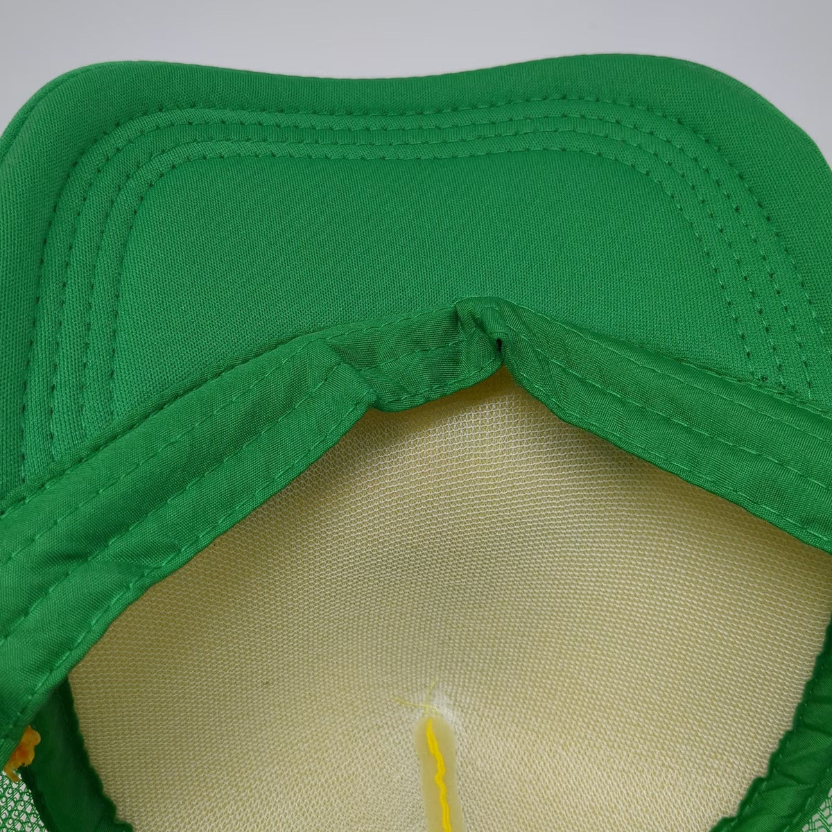 Trucker Hat Yellow Green One Size Stranger Things Camp Know Where Mesh Snapback