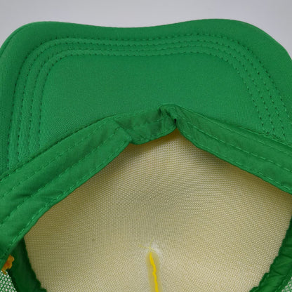 Trucker Hat Yellow Green One Size Stranger Things Camp Know Where Mesh Snapback