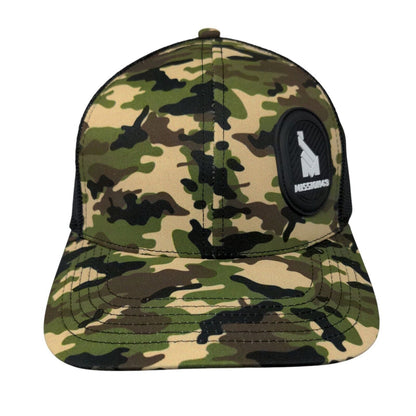 Mission43 Snapback Trucker Hat Camouflage One Size Adjustable Mesh Back 6 Panel
