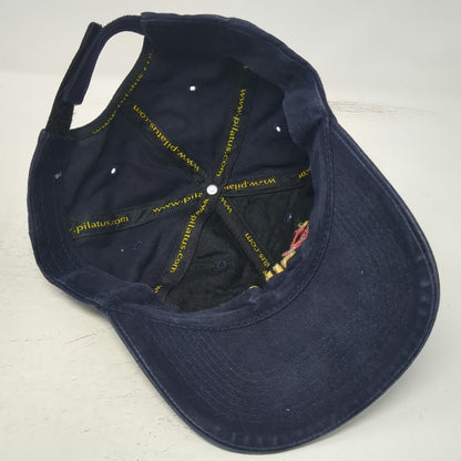 Pilatus Baseball Cap Blue Red Yellow One Size Dragon Aviation Embroidered Hat