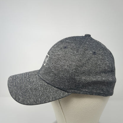 JBI Fitted Hat Gray Medium Embroidered Vent Holes New Era 39Thirty