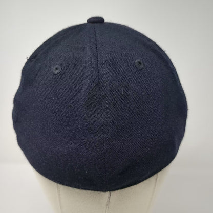 Harley-Davidson Baseball Cap Blue XL Embroidered #1 Bar & Shield Stretch Fit Hat