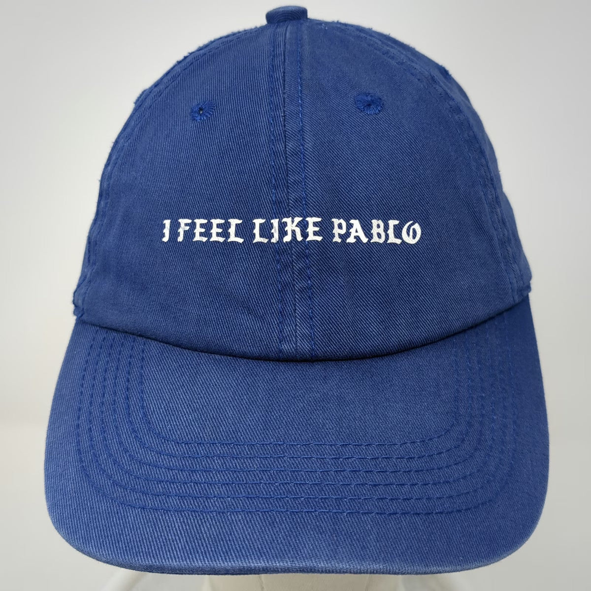 City Hunter I Feel Like Pablo Baseball Cap Blue One Size Adjustable Cotton Hat