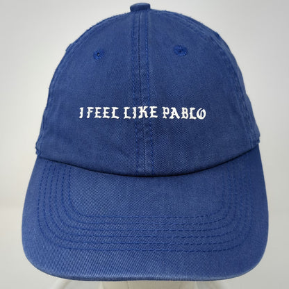 City Hunter I Feel Like Pablo Baseball Cap Blue One Size Adjustable Cotton Hat
