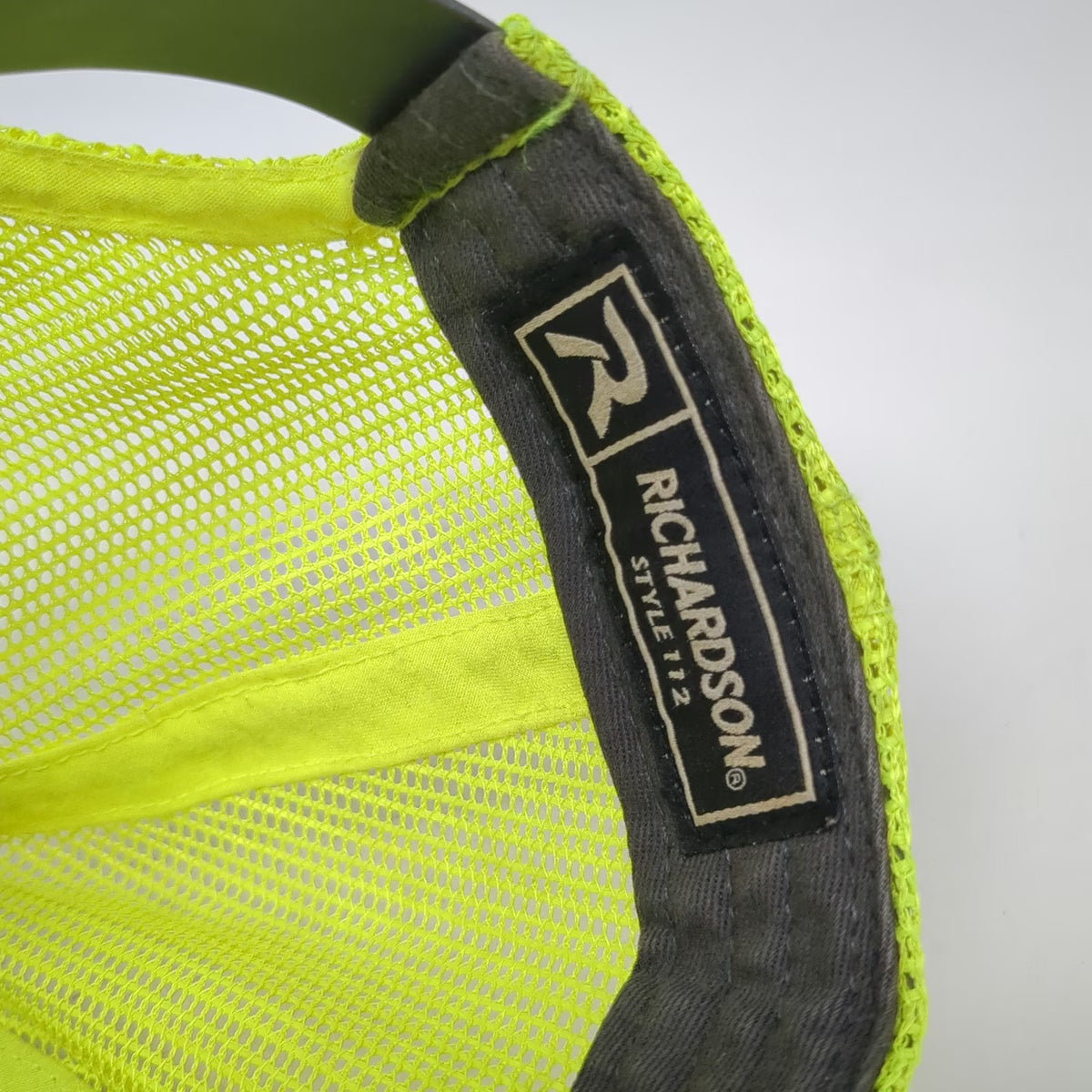 Richardson Trucker Hat Gray Yellow One Size JAX Outdoor Gear Mesh Snapback