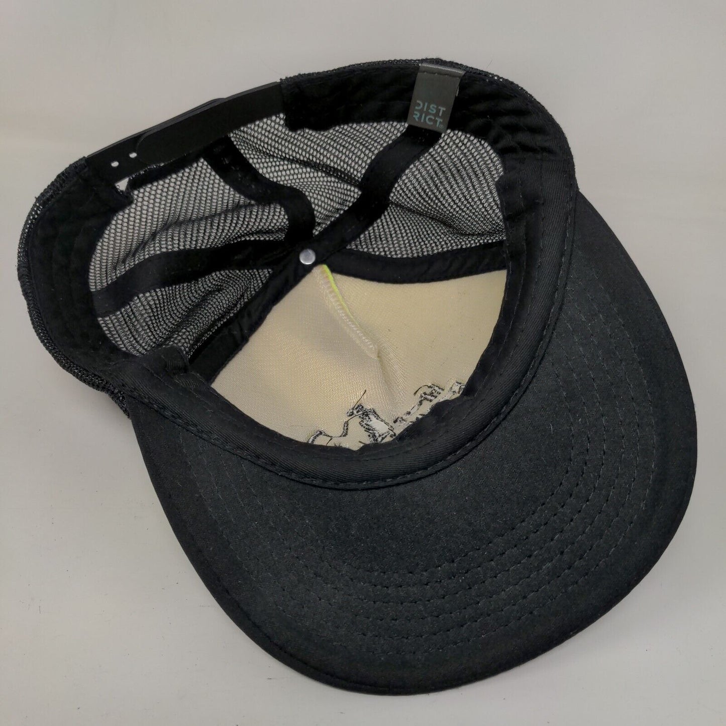 Hot Paws Snapback Trucker Hat Multicolor One Size Adjustable Mesh Back District